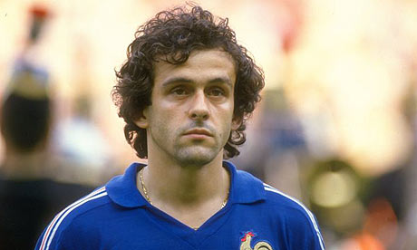 The Maestro - Michel Platini, captainof the French team and weaver of poetic football.